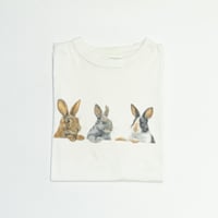 Three Rabbits Graphic T-shirt