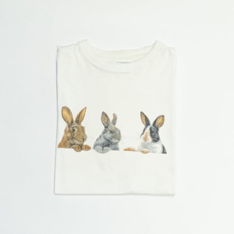 Three Rabbits Graphic T-shirt