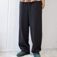 Los Angeles Apparel 8.5oz Wide Leg Jersey Pants［Black ］