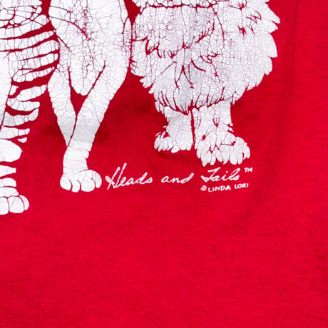 LINDA LORI Heads and Tails CAT TEE #VCF41