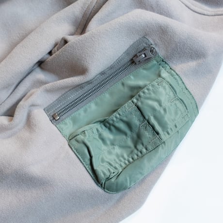 00's STUSSY SWEAT MA-1 JACKET