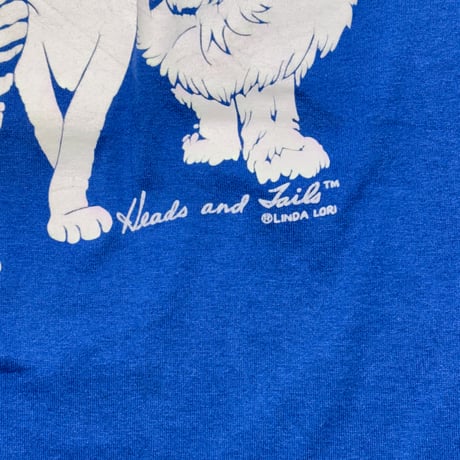 LINDA LORI Heads and Tails CAT TEE #VCF42
