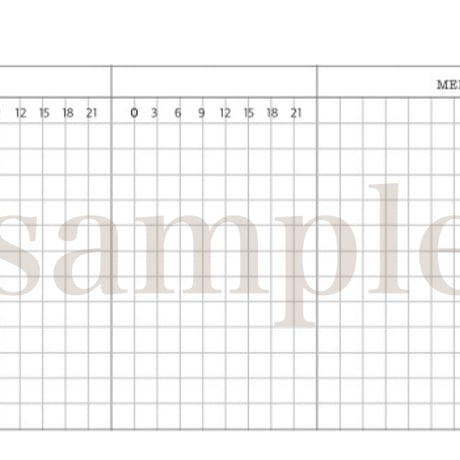 体温/発熱記録：横向き
