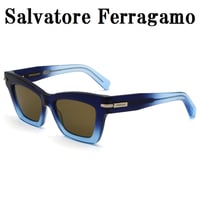 サルヴァトーレ フェラガモ Salvatore Ferragamo SF2031S 415 サングラス グローバルフィット メガネ 眼鏡 UVカット 紫外線カット レディース カーキ ブルー