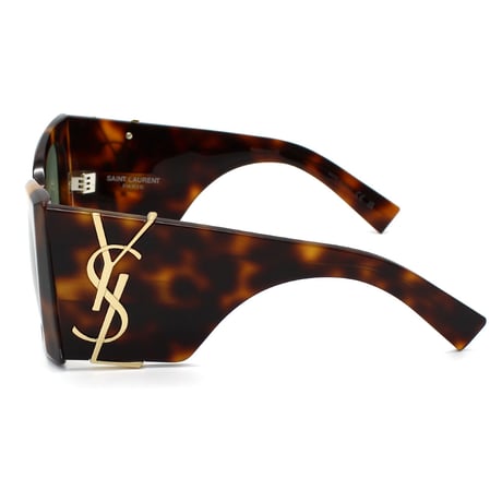 サンローラン SAINT LAURENT SLM119F BLAZE 002 サングラス ノーズパット UVカット 紫外線カット メンズ レディース グリーン ハバナ