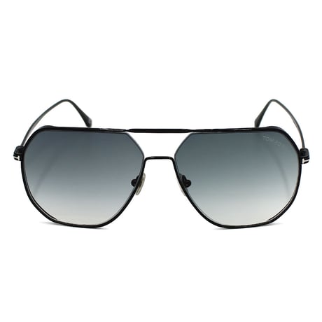トムフォード TOM FORD TF0852 01B 61 サングラス ノーズパット メガネ 眼鏡 UVカット 紫外線カット メンズ レディース グレー ブラック