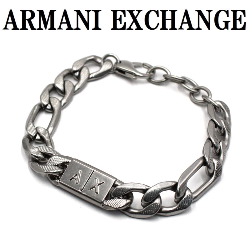 入手困難★AlX Armani Exchange★ロゴ・ブレスレット アルマーニ エクスチェンジ ARMANI EXCHANGE AXG0077040
