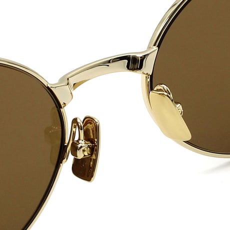 サンローラン SAINT LAURENT SL692 004  サングラス ノーズパット UVカット 紫外線カット メンズ レディースブラウン ゴールド ハバナ