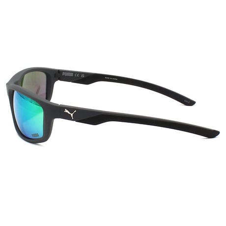 プーマ PUMA PU0480S 003 サングラス グローバルフィット メガネ 眼鏡 UVカット 紫外線カット メンズ レディース ミラー グリーン グレー