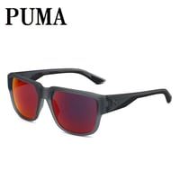 プーマ PUMA PU0445S 003 サングラス グローバルフィット メガネ 眼鏡 UVカット 紫外線カット メンズ レディース ミラー ブルー グレー