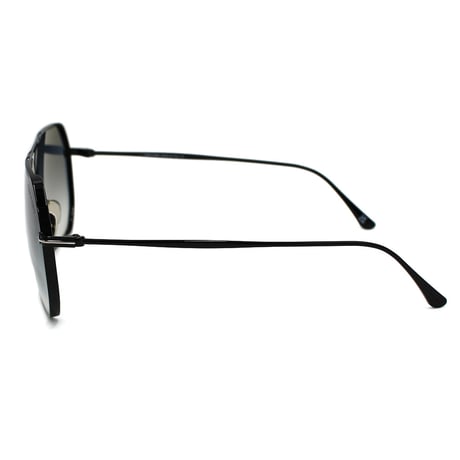 トムフォード TOM FORD TF0852 01B 61 サングラス ノーズパット メガネ 眼鏡 UVカット 紫外線カット メンズ レディース グレー ブラック