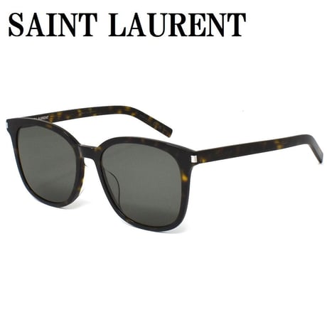 日本正規品 サンローラン SAINT LAURENT SL 565/K SLIM 002 サングラス アジアンフィット アイウェア 眼鏡 UVカット 紫外線カット メンズ レディース ブラック ハバナ