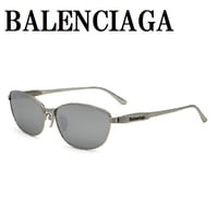 バレンシアガ BALENCIAGA BB0357SA 002 サングラス アジアンフィット UVカット 紫外線カット メンズ レディース ミラー シルバー