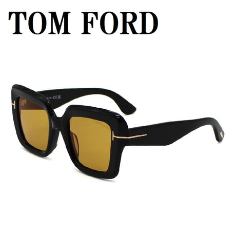 トムフォード TOM FORD TF1157F 01E 52 サングラス アジアンフィット メガネ 眼鏡 UVカット 紫外線カット メンズ レディース イエロー ブラック