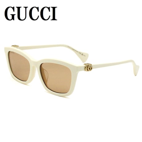 グッチ GUCCI GG1596SK 002 サングラス アジアンフィット UVカット 紫外線カット メンズ レディース ピンク アイボリー