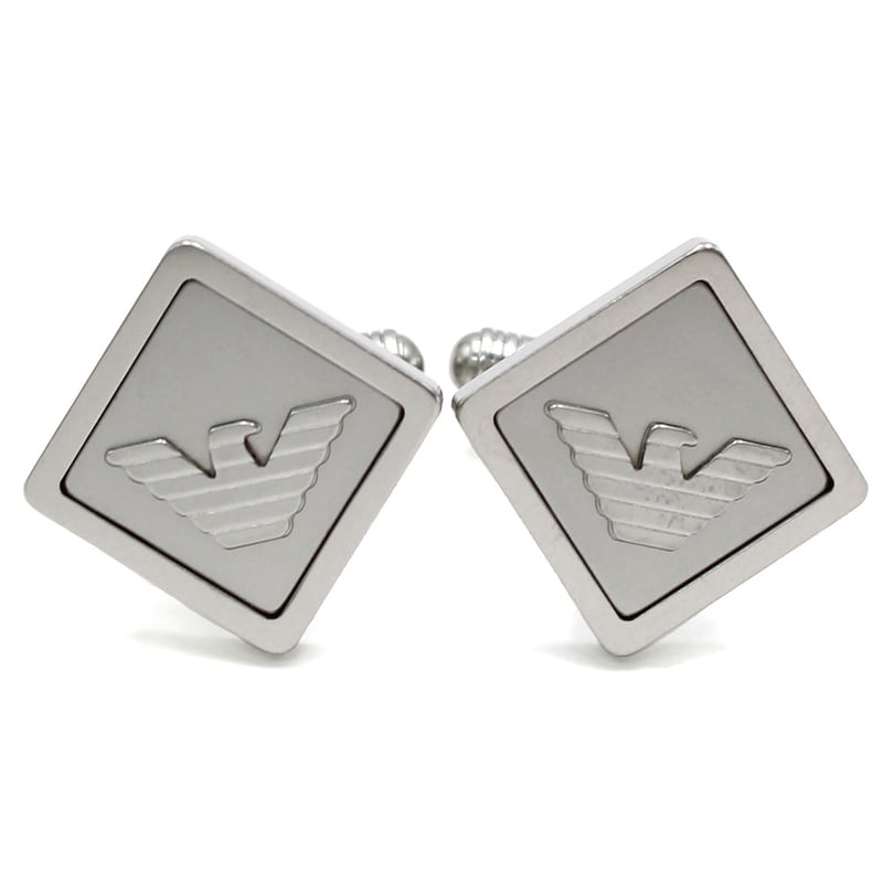 EMPORIO ARMANI カフスボタン EGS3072040 SILVER EMPORIO ARMANI CUFFLINKS EG S3072040 SILVER エンポ