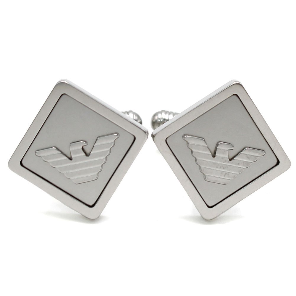 EMPORIO ARMANI CUFFLINKS EG S3072040 SILVER エンポ