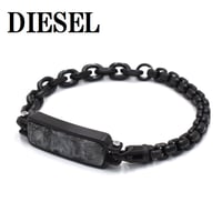 ディーゼル DIESEL DX1326001 ブレスレット アクセサリー ブレス 腕輪 おしゃれ メンズ レディース ブラック