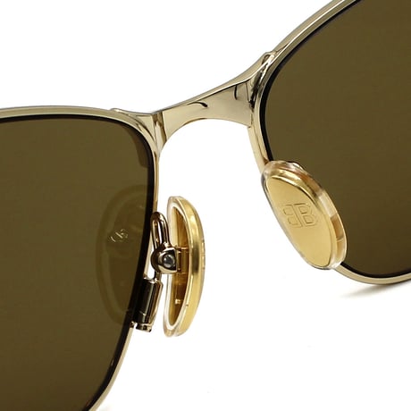 バレンシアガ BALENCIAGA BB0335S 003 サングラス ノーズパット UVカット 紫外線カット メンズ レディース ブロンズ ゴールド