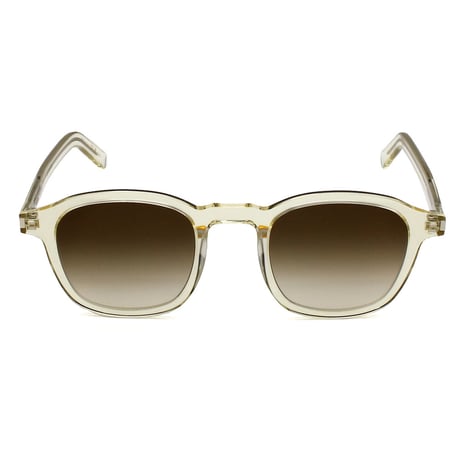 サンローラン SAINT LAURENT SL549 SLIM 007 サングラス グローバルフィット UVカット 紫外線カット メンズ レディース ブラウン イエロー クリア