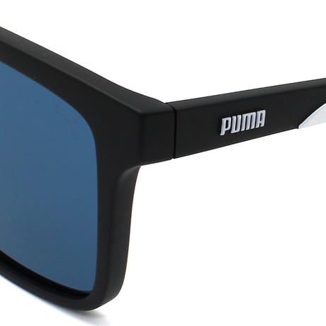 プーマ PUMA PU0479SA 002 サングラス アジアンフィット メガネ 眼鏡 UVカット 紫外線カット メンズ レディース ブルー ブラック