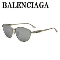 バレンシアガ BALENCIAGA BB0358SK 002 サングラス アジアンフィット UVカット 紫外線カット メンズ レディース ミラー シルバー