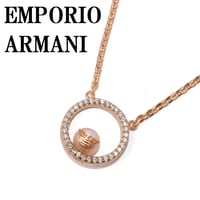 エンポリオ アルマーニ EMPORIO ARMANI EG3520221 ネックレス イーグル ロゴ ペンダント レディース ピンクゴールド