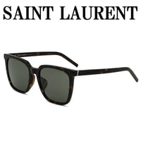 サンローラン SAINT LAURENT SLM146K 002 サングラス アジアンフィット UVカット 紫外線カット メンズ レディース グレー ハバナ