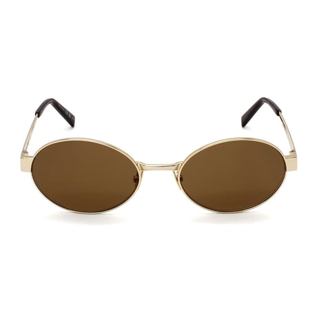 サンローラン SAINT LAURENT SL692 004  サングラス ノーズパット UVカット 紫外線カット メンズ レディースブラウン ゴールド ハバナ