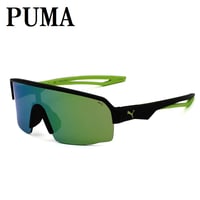 プーマ PUMA PU0399S 002 サングラス アジアンフィット メガネ 眼鏡 UVカット 紫外線カット メンズ レディース ミラー グリーン ブラック