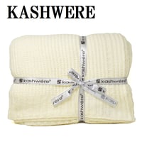 カシウエア KASHWERE THCH-TEX02-101-5270 ブランケット スロー タオルケット 毛布 ひざ掛け テクスチャー メンズ レディース クリーム