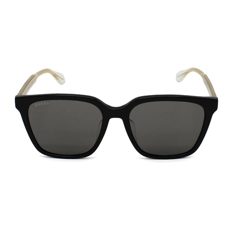 グッチ GUCCI GG1121SA 001 サングラス アジアンフィット 眼鏡 UVカット 紫外線カット メンズ レディース グレー ブラック