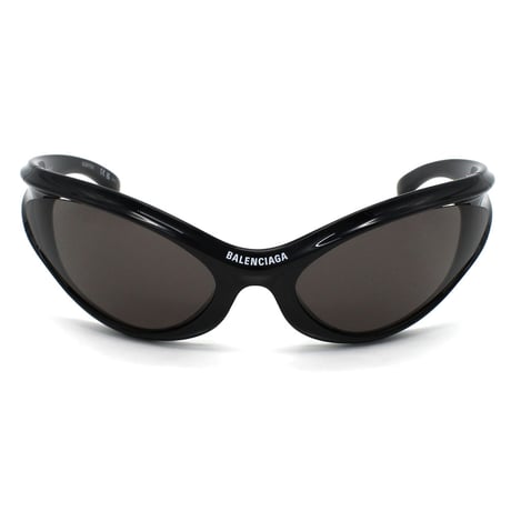 バレンシアガ BALENCIAGA BB0317S 001 サングラス グローバルフィット UVカット 紫外線カット メンズ レディース グレー ブラック