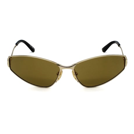 バレンシアガ BALENCIAGA BB0335S 003 サングラス ノーズパット UVカット 紫外線カット メンズ レディース ブロンズ ゴールド