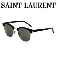 サンローラン SAINT LAURENT SL108 015 サングラス ノーズパット UVカット 紫外線カット メンズ レディース グリーン ハバナ シルバー