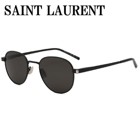 日本正規品 サンローラン SAINT LAURENT 48㎜ SL 555 001 サングラス アジアンフィット アイウェア 眼鏡 UVカット 紫外線カット メンズ レディース ブラック