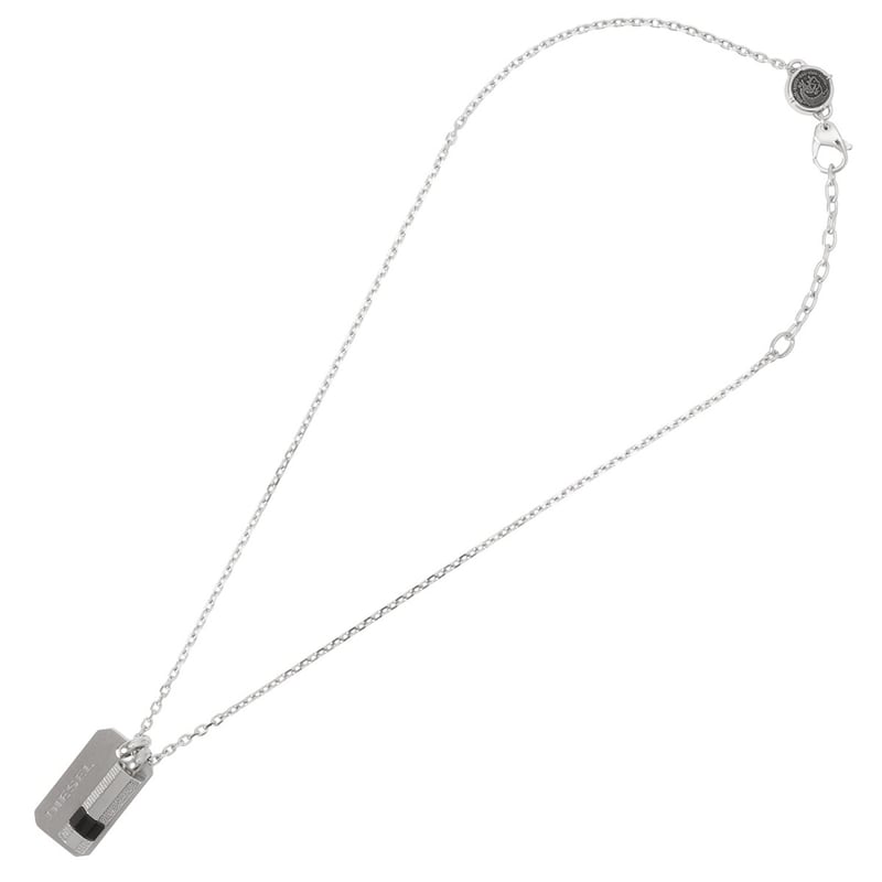 DIESEL ディーゼル DX1156040 ネックレス ロゴ プレート ボルト DIESEL ディーゼル DX1156040 ネックレス ロゴ プレート ボルト