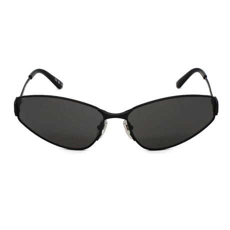 バレンシアガ BALENCIAGA BB0335S 001 サングラス ノーズパット UVカット 紫外線カット メンズ レディース グレー ブラック