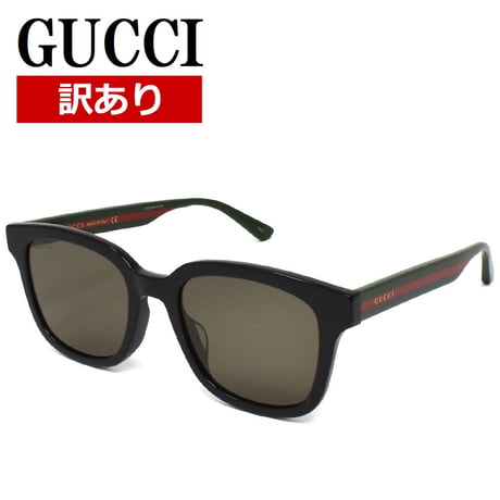 【訳あり】グッチ GUCCI GG0847SK 001 B サングラス アジアンフィット 眼鏡 UVカット メンズ レディース グレー ブラック