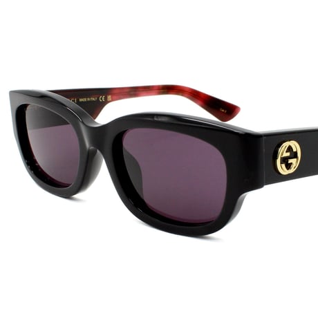 グッチ GUCCI GG1667SK 003 サングラス アジアンフィット 眼鏡 UVカット 紫外線カット メンズ レディース バイオレット ブラック