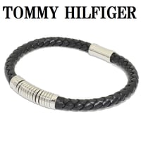 トミーヒルフィガー TOMMY HILFIGER 2790153 ブレスレット アクセサリー ブレス 腕輪 おしゃれ レザー メンズ レディース シルバー ブラック