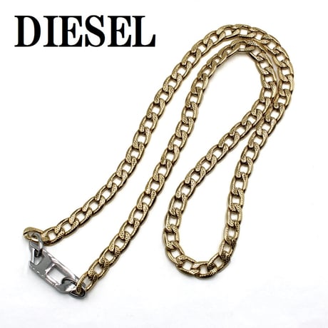 ディーゼル DIESEL DX1438931 ネックレス ペンダント アクセサリー おしゃれ メンズ シルバー ゴールド