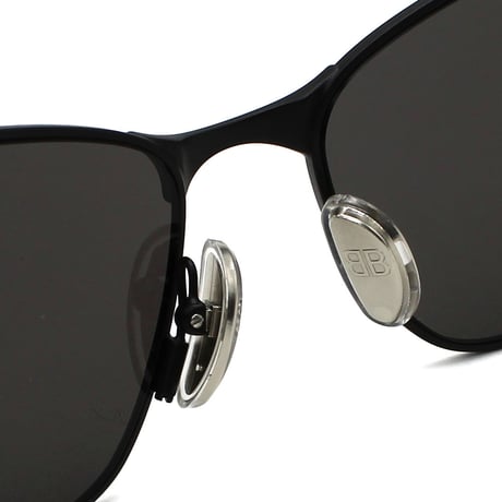 バレンシアガ BALENCIAGA BB0335S 001 サングラス ノーズパット UVカット 紫外線カット メンズ レディース グレー ブラック