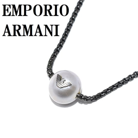 エンポリオ アルマーニ EMPORIO ARMANI EGS2806060 ネックレス イーグル ロゴ ペンダント レディース ガンメタル