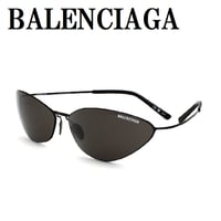 バレンシアガ BALENCIAGA BB0350S 001 サングラス ノーズパット UVカット 紫外線カット メンズ レディース グレー ブラック