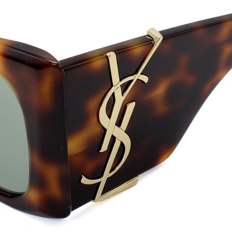 サンローラン SAINT LAURENT SLM119F BLAZE 002 サングラス ノーズパット UVカット 紫外線カット メンズ レディース グリーン ハバナ