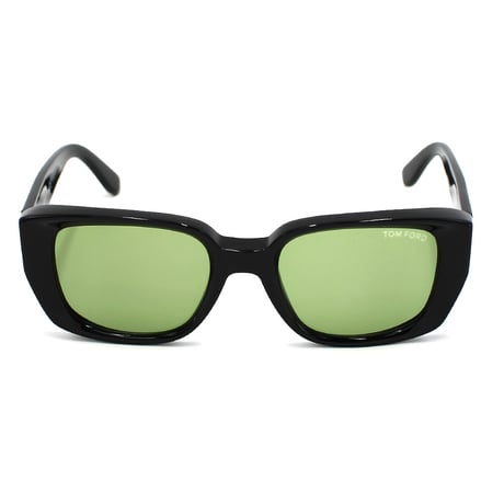 【訳あり】トムフォード TOM FORD TF0492 01N 52 サングラス グローバルフィット メガネ 眼鏡 UVカット メンズ レディース グリーン ブラック