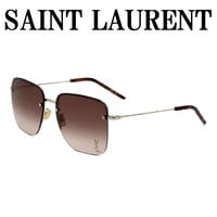 サンローラン SAINT LAURENT SL312M 008 サングラス ノーズパット UVカット 紫外線カット メンズ レディース ブラウン ゴールド ハバナ