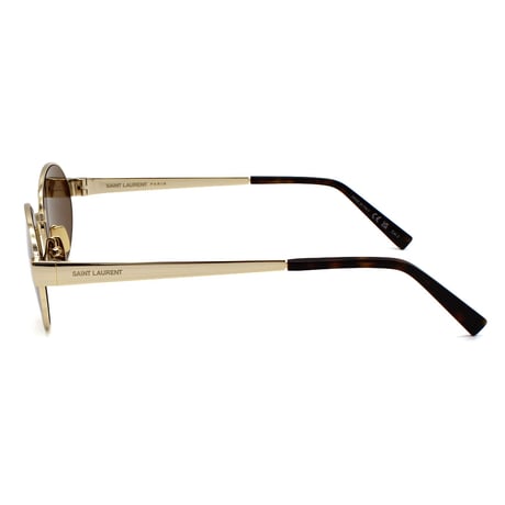 サンローラン SAINT LAURENT SL692 004  サングラス ノーズパット UVカット 紫外線カット メンズ レディースブラウン ゴールド ハバナ