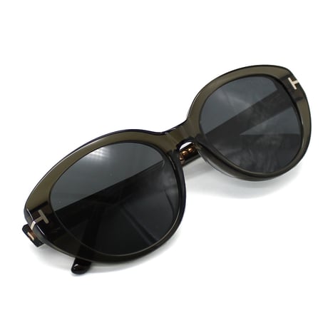 トムフォード TOM FORD TF1246K 57A 54 サングラス アジアンフィット メガネ 眼鏡 UVカット 紫外線カット メンズ レディース グレー クリアグレー